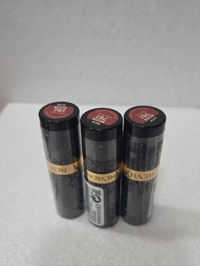 Revlon Lipstick Trio in Deep Red Shades 3 Pcs #2